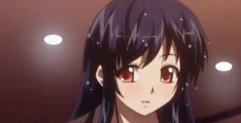 巨乳美女の女子アナウンサーが中出しセックス！シャワー浴びてから男根を求めるお姉さんの画像