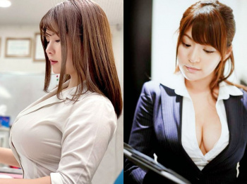 会社の巨乳社員の目のやり場に困るのでなんとかして下さい！働くお姉さんの着衣巨乳画像(30枚)の画像