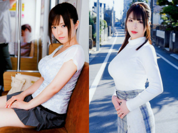 私服や仕事服の横向き女子の胸の膨らみって脱ぎよりエロく感じる普通乳＆巨乳の着衣横乳画像(30枚)の画像