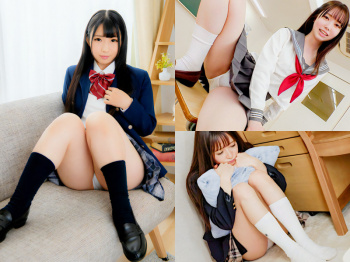 JKさんのM字開脚or座り(しゃがみ)パンチラが好きなんです･･･JKの制服スカートM字開脚/座りパンチラ画像(30枚)の画像