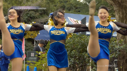 【JD/チア】早稲田大学チアダンスチーム「MYNX」の女子大生のハミパンチラの画像