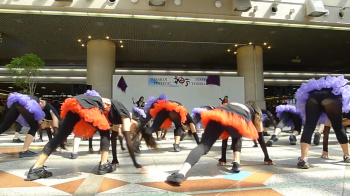 【JK】須磨友が丘高校のダンス部「ST☆DC」の女子高生の透けパンチラの画像