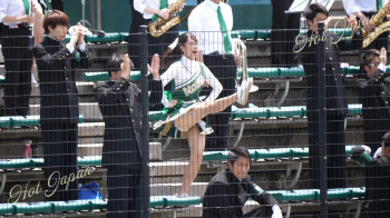 【JD/チア】東京農業大学チアリーダー部の女子大生のハミパンチラの画像