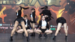【JK】台湾のダンスチーム「華僑Jazz」の女子校生のハミパンチラの画像