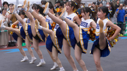 バトントワリング・チアJDのハミパンチラ、ブラチラの画像