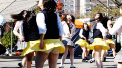 アイドルの透けパンチラ、パン線の画像