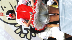 アイドルの透けパンチラの画像