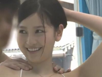 {リフレ\水着}『エッチしちゃう？』男友達と混浴風呂企画でそのままH！体型最高な美女の画像
