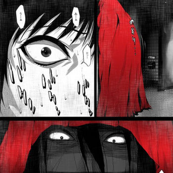 【ホラーエロ漫画】  女幽霊に犯されるショタ！！ 夜の学校のトイレで肝試しをしていたらガチの女幽霊が出現してしまい…の画像