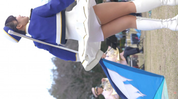 【YouTube】カラーガードのパンチラ動画の画像