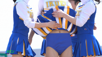 【Pcolle】祭りだチア vol.77 【4K】 音響トラブルでラッキー!?へそ出し青アン 東北のKチアリーディングの画像