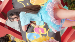 【YouTube】ご当地アイドル・愛Dreamのパンチラ動画の画像