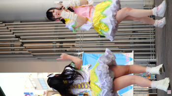 【YouTube】地下アイドル・#とりとりのパンチラ動画の画像