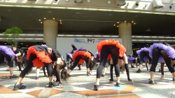 【YouTube】ダンス！純白パンツが透け透けのJKエロ動画の画像