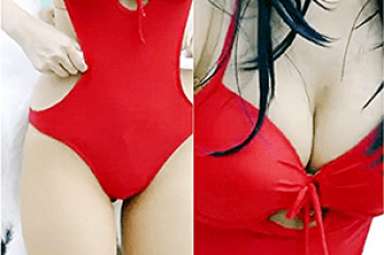 《高画質》盗撮 【コスプレ】～「アニコスイベ」で「猫耳レイヤー」を撮影～「オッパイ」「股間」＆「プリ尻」「太もも」～！！の画像
