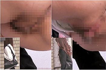 《無◯正》WC内盗撮【女子トイレ】～雑居ビルに「隠しカメラ」を設置～「放尿女子」の「ワレメ・オシッコ穴」をドアップ撮影の画像