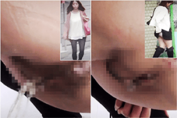 《無○正》盗撮 女子トイレ【放尿OL】～雑居ビルに「隠しカメラ」を設置～20代女子の「ワレメ・オシッコ穴」をドアップ撮影の画像