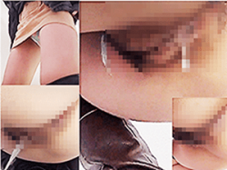 《無○正》盗撮 女子トイレ【放尿マ●コ】~学校に「隠しカメラ」を設置~女子大生の「ワレメ・穴」「オシッコ」をドアップ撮影の画像