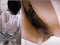 《無◯正》盗撮 女子トイレ【放尿マ●コ】～穴型の「中国式便器」は全見え～10代の「ワレメ・穴」「オシッコ」をドアップ撮影の画像