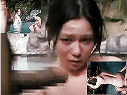 《無◯正》盗撮AV【混浴温泉】~少女に「合法露出」する男を叱責する人妻~その言葉に興奮、ギン勃ち「でかチン」に女は・・!の画像