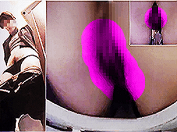 《無◯正》盗撮 女子トイレ【放尿マ●コ】～洋式便器に「隠しカメラ」を設置～若い「ワレメ・穴」「オシッコ」をドアップ撮影の画像