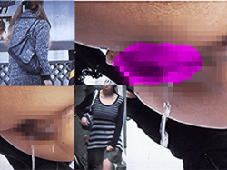 《無◯正》盗撮 女子トイレ【放尿マ●コ】～雑居ビルに「隠しカメラ」を設置～若い娘の「ワレメ・穴」「オシッコ」をドアップ撮影の画像