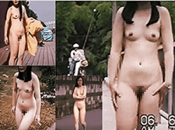 《無◯正》素人投稿【羞恥マ●コ】～SMサイトに投稿された「M女調教」～野外で「美乳・乳首」「剛毛ワレメ」を露出さす動画の画像