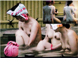 《無◯正》盗撮 女風呂【露天マ●コ】～ティーンだらけの「女湯のぞき」～10代の「美乳・巨乳」「ロリ乳・ワレメ」を望遠撮影の画像