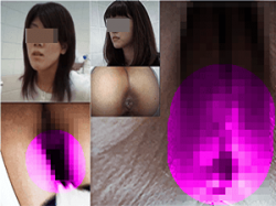 《無◯正》盗撮 女子トイレ【放尿マ●コ】～公衆便所に「隠しカメラ」を設置～若い娘の「ワレメ・穴」「オシッコ」をドアップ撮影の画像