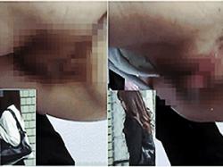 《無◯正》盗撮 女子トイレ【放尿マ●コ】～雑居ビルに「隠しカメラ」を設置～10代の「ワレメ・穴」「オシッコ」をドアップ撮影の画像