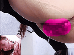 《無◯正》盗撮 女子トイレ【放尿マ●コ】～雑居ビルに「隠しカメラ」を設置～若い娘の「ワレメ・穴」「オシッコ」をドアップ撮影の画像