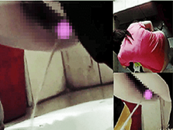 《無◯正》盗撮 女子トイレ【放尿マ●コ】～穴型の「中国式便器」は丸見え～10代の「ワレメ・穴」「オシッコ」をドアップ撮影の画像