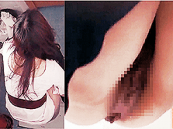 《無◯正》盗撮 女子トイレ【放尿マ●コ】～穴型の「中国式便器」は丸見え～女子学生の「ワレメ・穴」「オシッコ」をドアップ撮影の画像