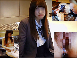 《無◯正》個人撮影【制服マ●コ】～「神待ち」家出娘と「援交ハメ」～10代の「ロリ乳・ワレメ」＆「巨根フェラ」「中出し」動画の画像