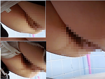 《無○正》盗撮 女子トイレ【放尿マ●コ】～雑居ビルに「隠しカメラ」を設置～若い娘の「ワレメ・穴」「オシッコ」をドアップ撮影の画像