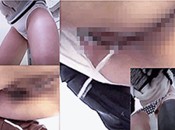 《無○正》盗撮 女子トイレ【放尿マ●コ】～公衆便所に「隠しカメラ」を設置～10代の「ワレメ・穴」「オシッコ」をドアップ撮影の画像