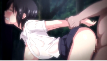 【制服女子高生（ＪＫ）ＳＭ凌辱エロアニメ】雨に濡れ制服がスケた女子をレイプ（X videos：１５分）の画像