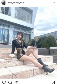 【画像】「脚長おばけ」ＮＭＢ小嶋花梨、美脚を大胆披露「国宝級の脚」の画像