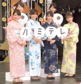 【動画】女子アナさん、浴衣がはだけ過ぎて放送事故レベルｗｗｗの画像