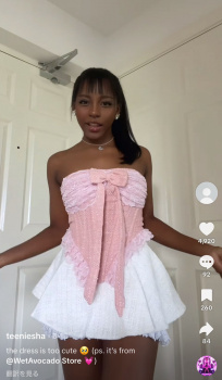【画像】TikTokにいる黒人系美少女、可愛すぎるｗｗｗの画像