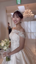【画像】東大医学部卒 女子アナさんのウェディングドレスおっぱい！！の画像