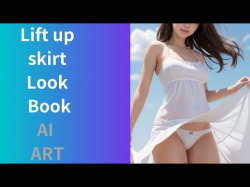 AI LOOKBOOK Lift up skirt パンチラの画像