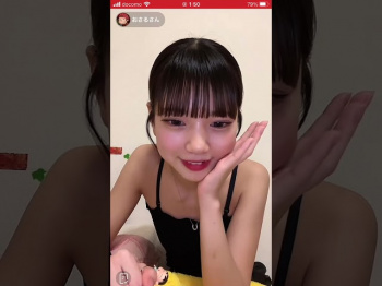 ライブ配信 可愛い薄着貧乳ちゃん おっぱいの画像