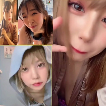 【TikTok】胸チラペンライトを入れてみて～インスタライブ ティックトックの画像