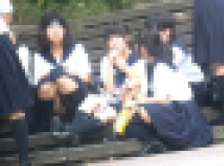 《盗撮動画》ワイの家の近くで高確率で見られるセーラー服娘のパンチラがこちらの画像