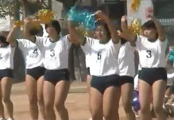 《盗撮動画》90年代のJC体育祭ダンス！娘の同級生ばかり撮ってしまうお父さんが動画を投稿の画像