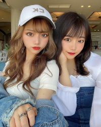【素人画像】後ろから揉みしだきたくなるカワイイ子のふっくら着衣おっぱいの画像