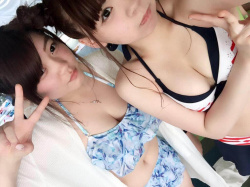 【画像】こんな水着女さん達とオイラも一緒に写真撮りたいぞ～ｗｗの画像