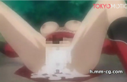 【エロアニメ】巨乳くノ一の野外青姦セックスの画像