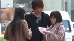 街行くカップルがマジックミラー号で生ハメソープ講習を体験！ 前半の画像